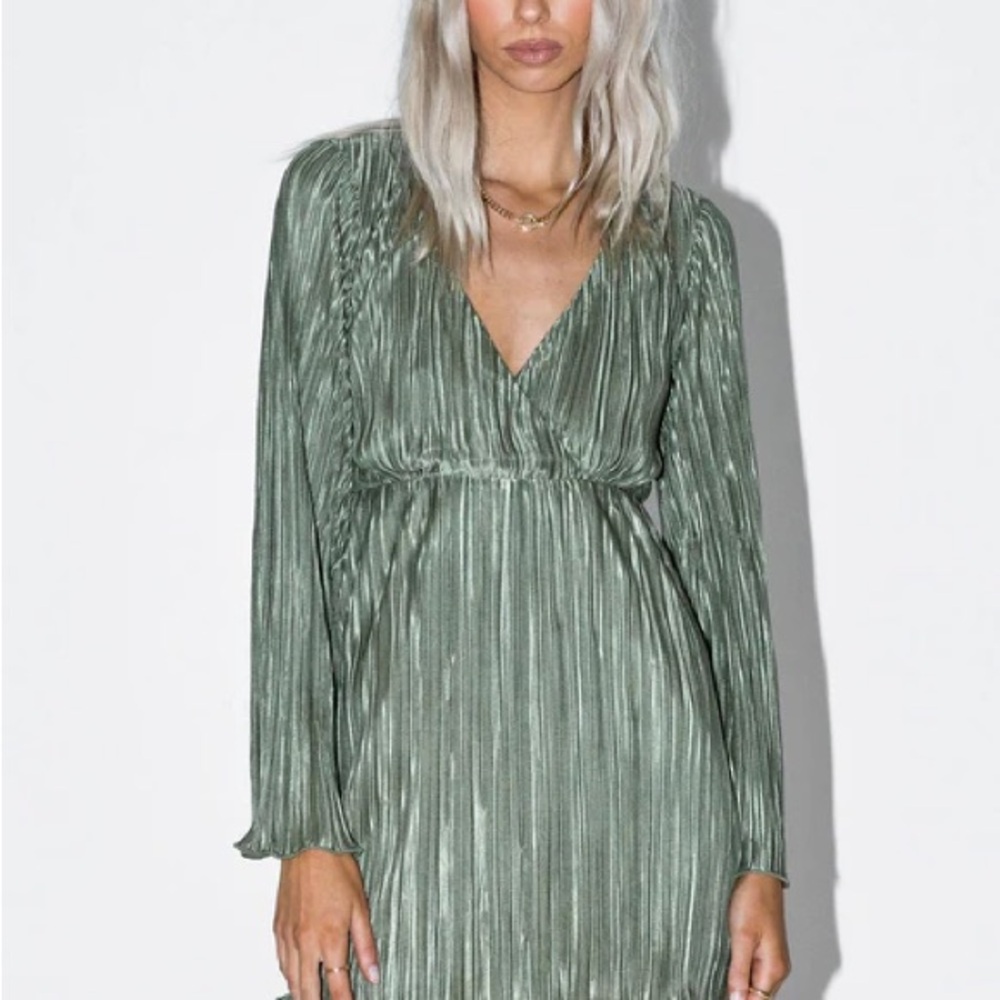 Princess Polly Cindie Mini Dress Green